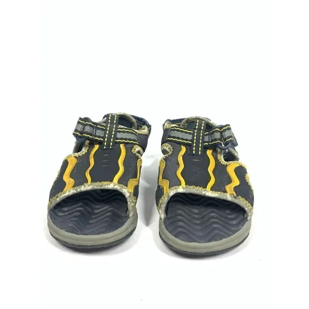 Sperry Top Sider Boys Toddler Leather Wave Sandals Size 7T Water Play Shoes